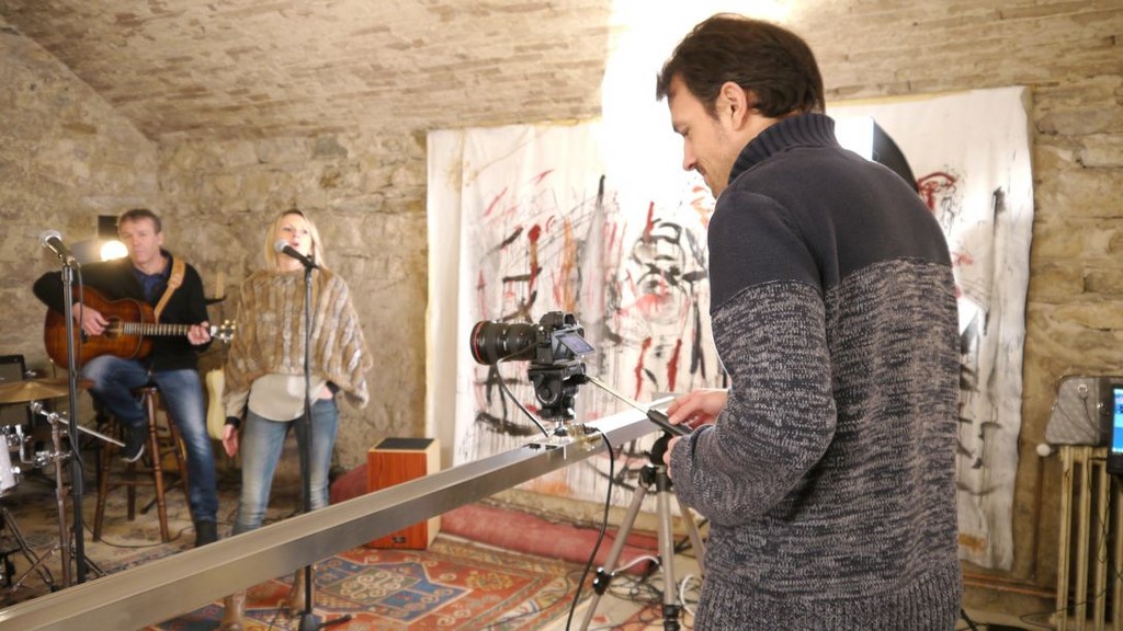 Sur le tournage du clip de Stud au slider